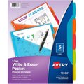 Avery Dividers, Write, 5Tb, Asst, 1St 12PK AVE16102